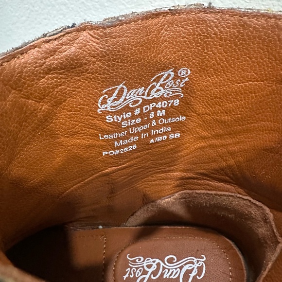 Dan Post Brown Western Boots - Picture 5 of 6